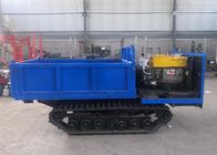 10hp 2,0 tonnes de camion à benne basculante dépisté hydraulique bleu